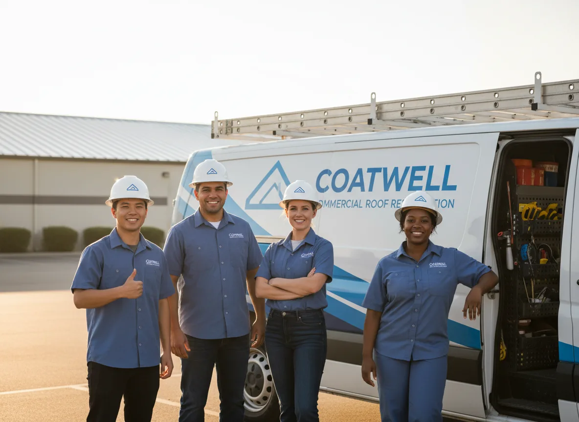 Commercial roof coating company in Dalbo, MN